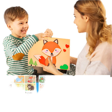 Kitstix | Estimula la creatividad y la destreza manual - Crea tus propias pegatinas 3D de animales